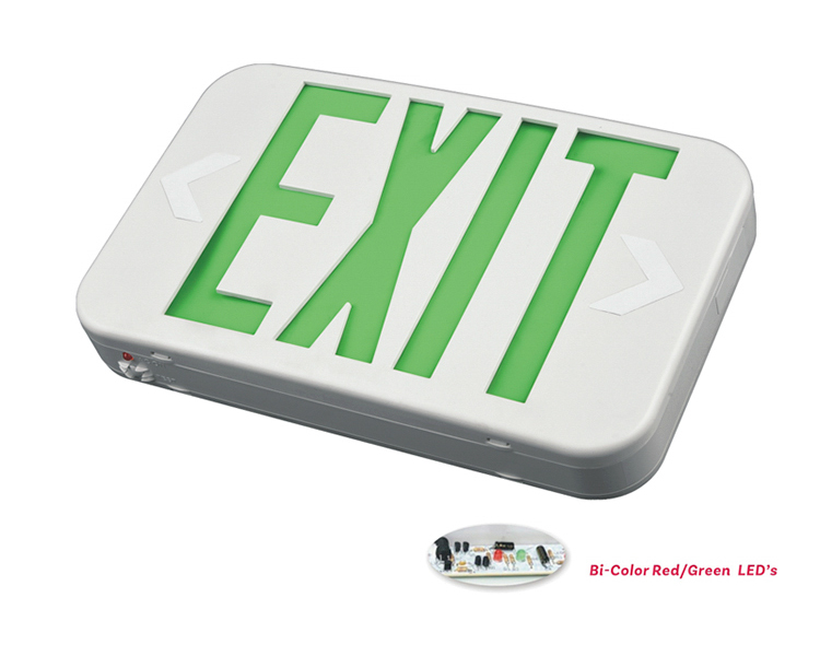 ezxteu2bcwem（ezcxteu2bcwem）-bi-colorコンパクトサイズLED出口標識