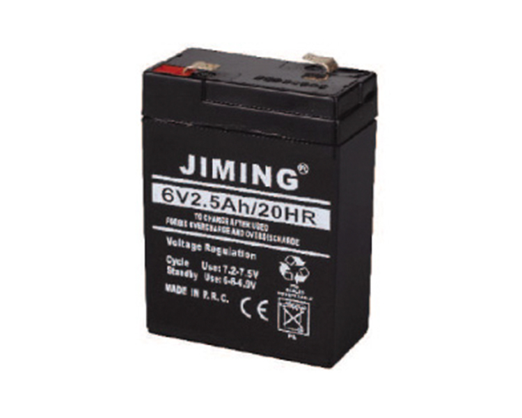 充電式鉛酸バッテリー6V 2.5Ah