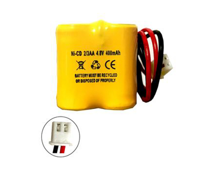 NI-CADバッテリー4.8V 400MAH